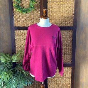 Pink VS small magenta sweatshirt